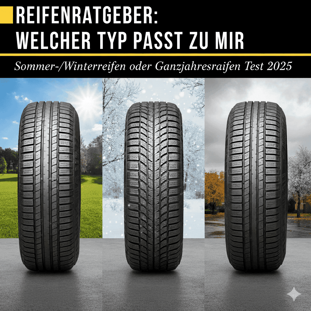 Reifenratgeber: Welcher Typ passt zu mir – Sommer-/Winterreifen oder Ganzjahresreifen Test 2025